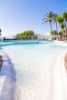 swimming pool in a resort or villa