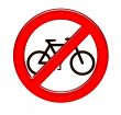 Cycles prohibited over white
