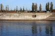 fence of the river channel