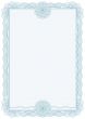 diploma or certificate / border / A4 / vector