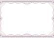 diploma or certificate / border / A4 / vector