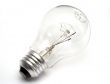 Light bulb at white background