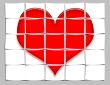 Heart Photo Montage on White