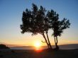 Baikal lake sunset