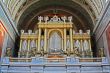 organ and statues