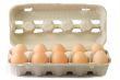 Brown Eggs in a Cardboard