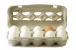 Eggs in a cardboard