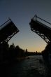 Sunset, Montlake drawbridge opening