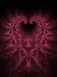 Fractal Abstract Background - Woven Heart