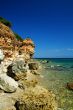 coast with rocks