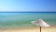 beach with umbrellas