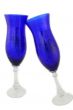 two champagne glass