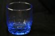 Blue transparent cup