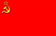 Embossed Soviet flag