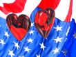 Patriotic hearts for Valentine