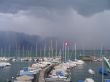 Bad weather in the port