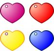 Heart gift tags