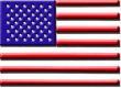 Embossed US flag