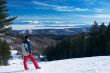 Tourist at the ski slope