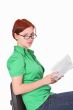 Woman with a book
