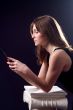 lady with mobile phone