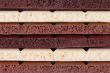 Porous chocolate bars background