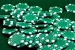 green poker chips