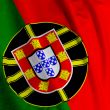 Portuguese Flag Closeup