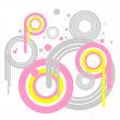 Pastel circles background