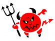 Devil with a trident