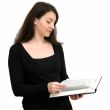 reading woman