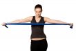 Young girl with a Resistance Band