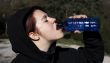 Girl drinking water