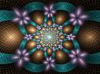 Kaleidoscopic Ribbons Abstract Background