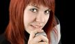 Girl singing on microphone
