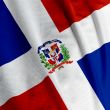 Dominican Republic Flag Closeup