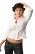 woman in hat