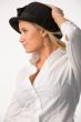 woman in hat