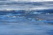 Drifting Ice on river