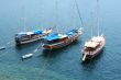 Yachts on sea