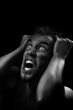 Screaming man