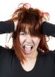 Frustrated girl