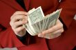Hands counting Dollar cash
