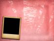old blank photo frame