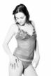 lingery model in black and white