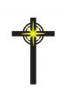 Cross with glowing star