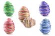 abstract red easter egg