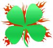Flaming Shamrock