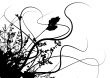 grunge flower storm