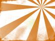 Orange grunge sunburst